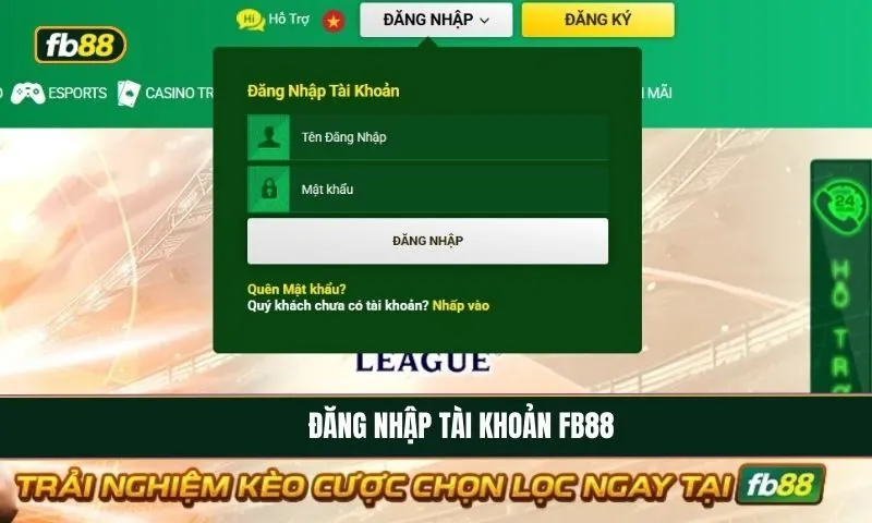 Đăng nhập tài khoản