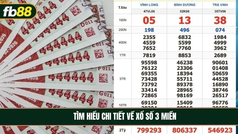Xổ số 3 miền: Đặc điểm, lịch quay và kinh nghiệm chơi